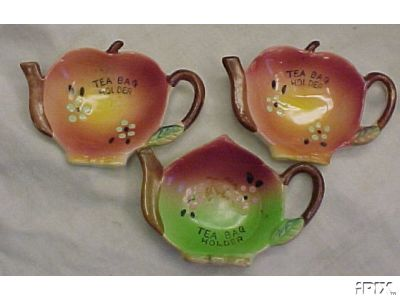 Vintage Tea Bag Holder JAPAN ~ set of 3 